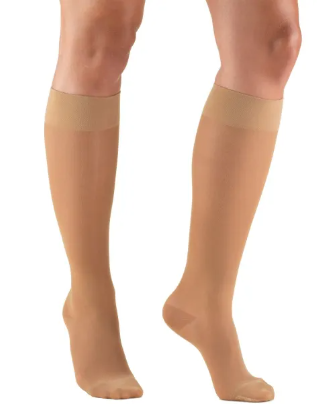 0263_BG_IMAGE_4 Truform Women Sheer Knee High Stockings