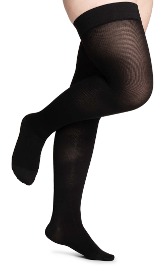 230_BL_WOMEN_MEN_THIGH_HIGH_IMAGE_2 Sigvaris Women Cotton 230 Thigh High Stockings