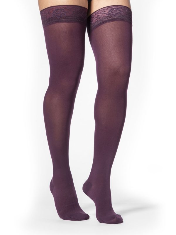 Sigvaris Women Soft Opaque 840 Thigh High Stockings