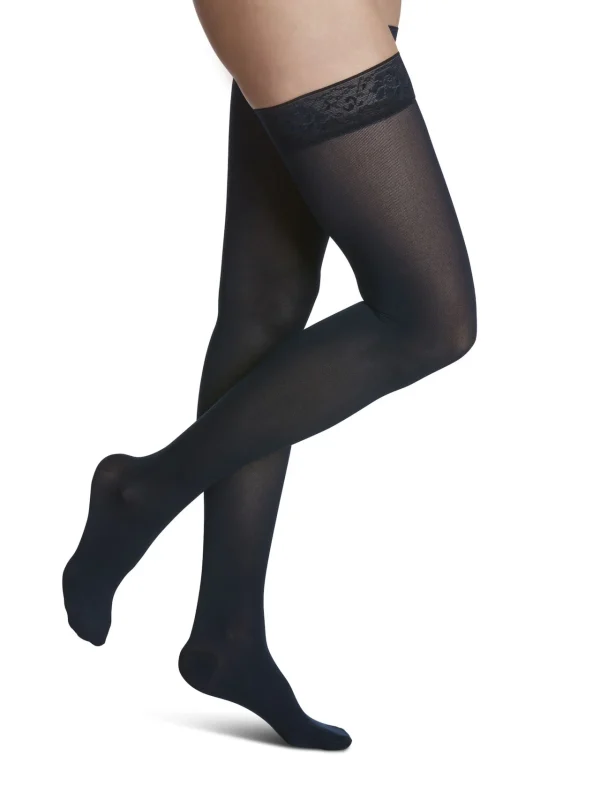 Sigvaris Women Soft Opaque 840 Thigh High Stockings