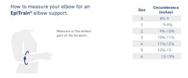 EPITRAIN_MEASUREMENT_IMAGE_6 Elbow Brace-EpiTrain