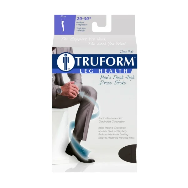 Truform Men’s Thigh High Stockings